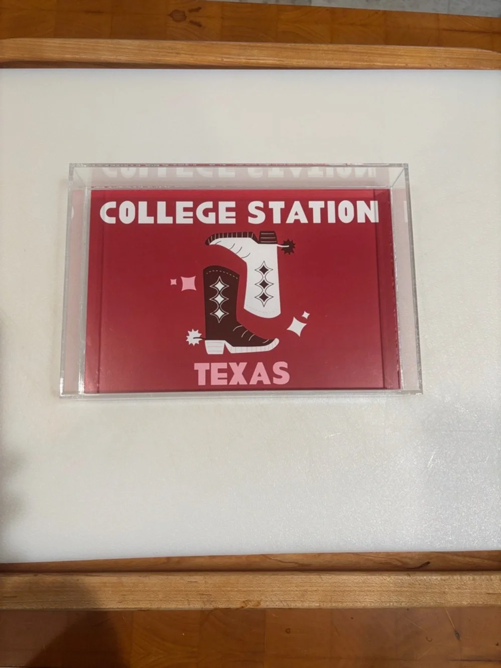 Tart By Taylor Saturdays in College Station Small Tray 9 1/2 x 6 1/2 x 1 1/2
